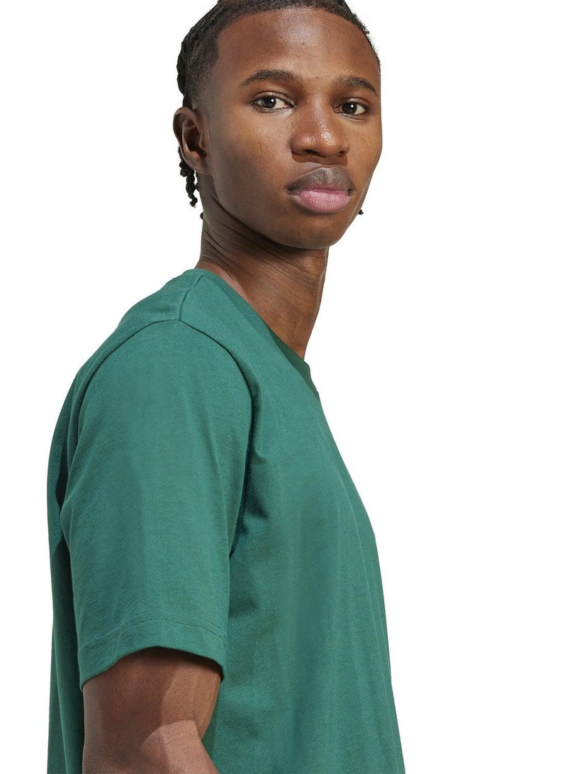 اديداس تيشيرت رجالي بطبعة جرافيك     أخضر بأكمام قصيرة - Image 4